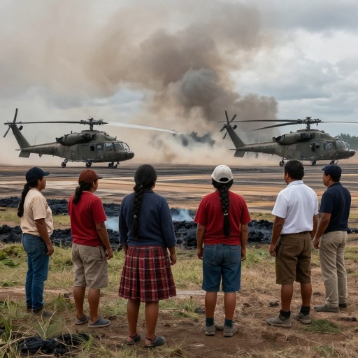 Fuerzas Armadas bombardean aeródromo en Contamana; indígenas exigen explicaciones al Gobierno
