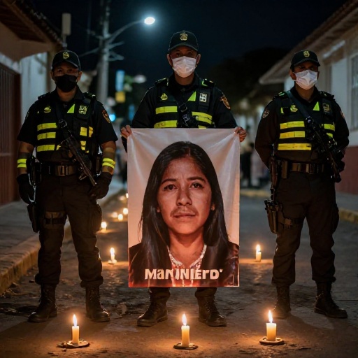 Vigilia honra memoria de 'China Polo', asesinada candidata a gobierno regional
