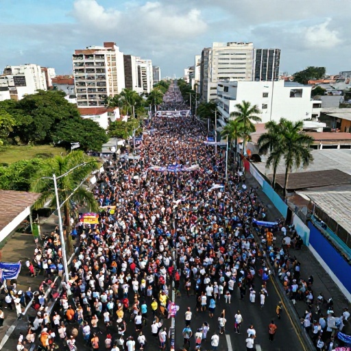 Lula moviliza bases con marchas nacionales antes de elecciones brasileñas