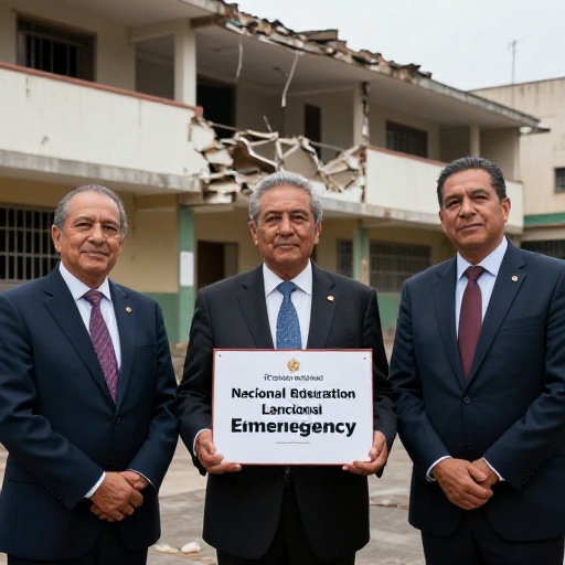 Gobierno declara emergencia nacional para infraestructura escolar pública